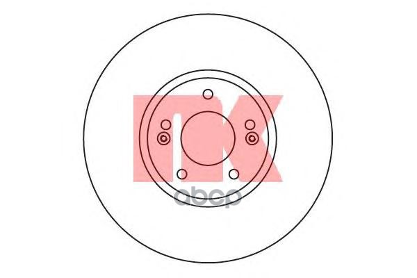 фото Тормозной диск nk 203450