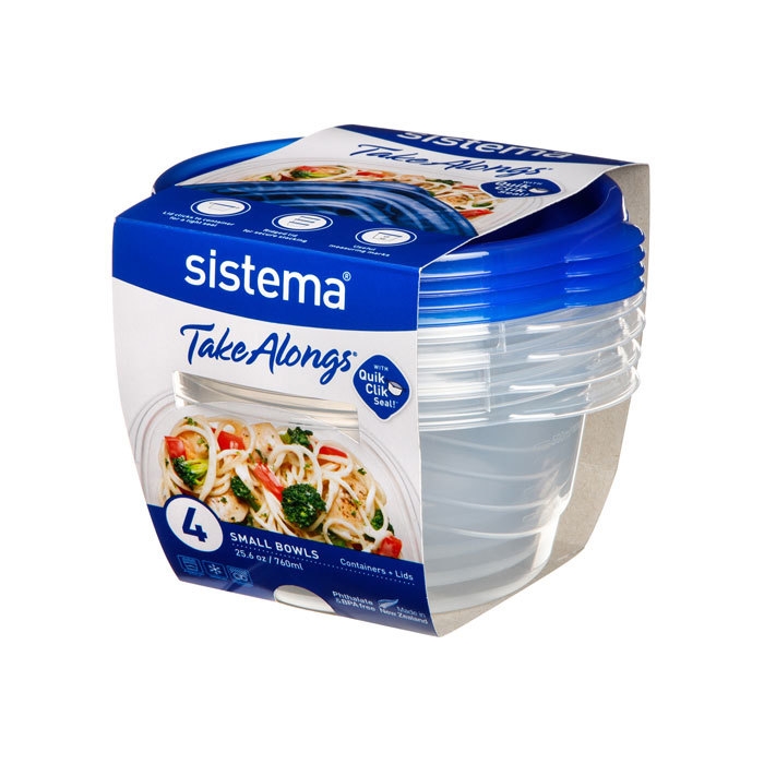 

Sistema Набор круглых контейнеров TakeAlongs, 760 мл (4 шт,)