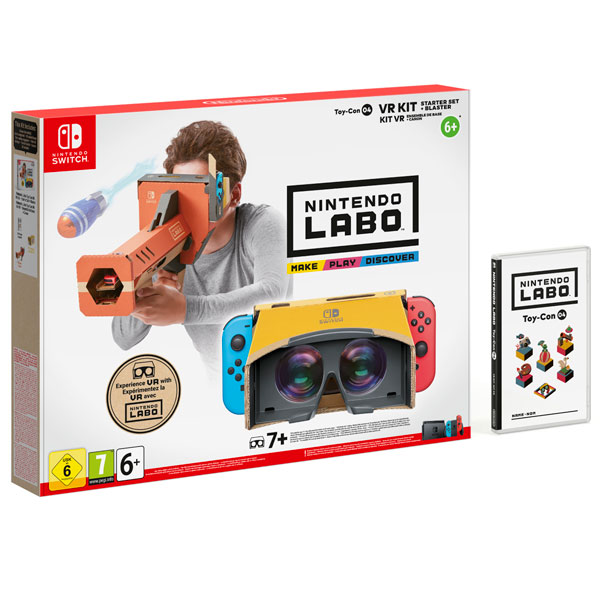 фото Игра labo: vr kit - starter set+blaster для nintendo switch