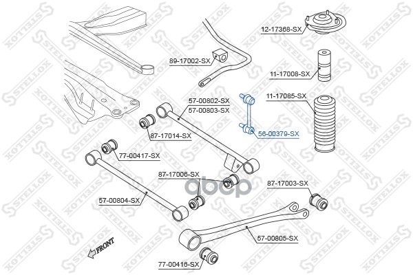 Стойка стабилизатора Stellox 5600379SX