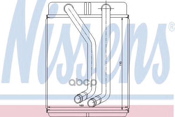 фото Радиатор отопителя nissens 77507
