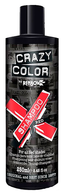 фото Шампунь для всех оттенков красного crazy color vibrant color shampoo red 250 мл