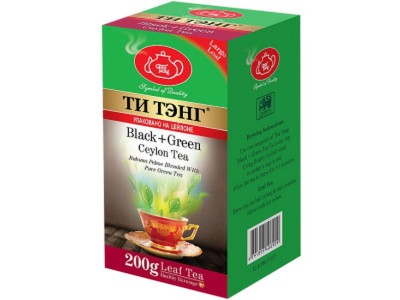 Чай весовой черный с зеленым Ти Тэнг Black+Green 200 г