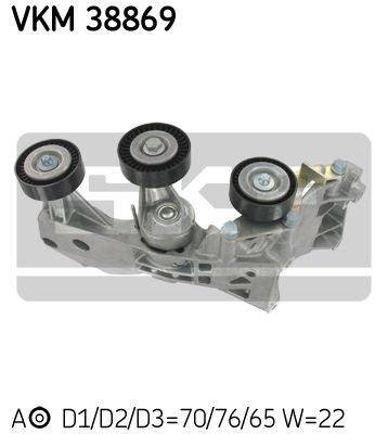 

Натяжной ролик SKF VKM 38869