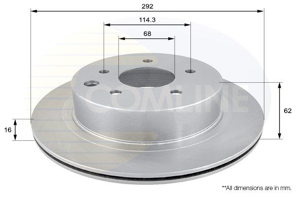 фото Тормозной диск comline adc0272v