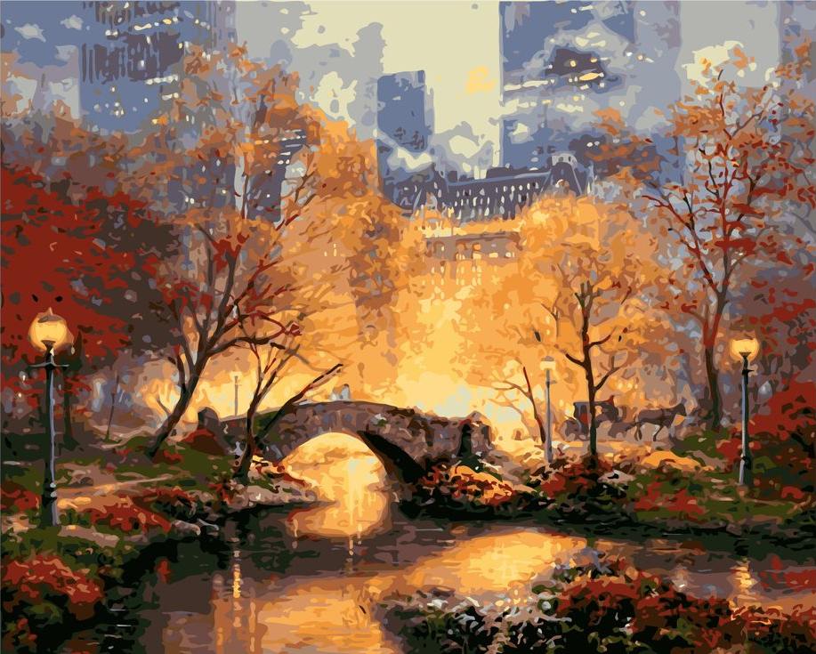 

Картина по номерам Paintboy Центральный парк осенью, 40x50 см, Центральный парк осенью