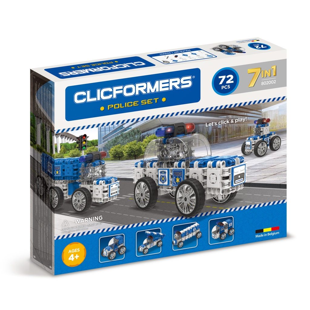 Конструктор Clicformers Police set 72 детали