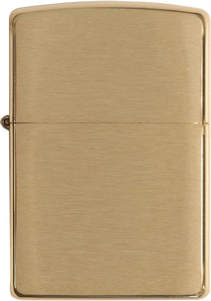 

Бензиновая зажигалка Zippo №204 B Brushed Brass, Золотистый, №204 B