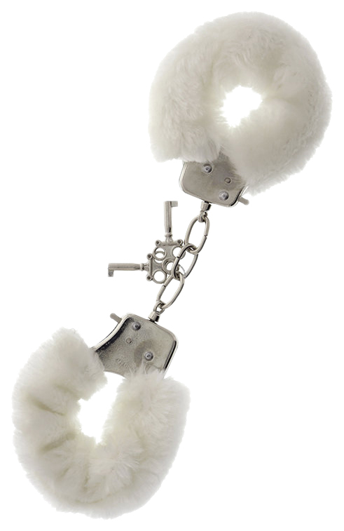 Наручники Dream Toys Metal Handcuff With Plush White металлические