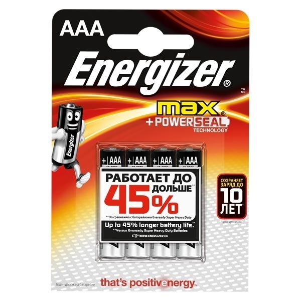 

Батарейка Energizer Max Plus LR03/E92 4 шт