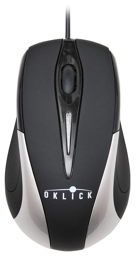 

Мышь OKLICK M155 Silver/Black, M155