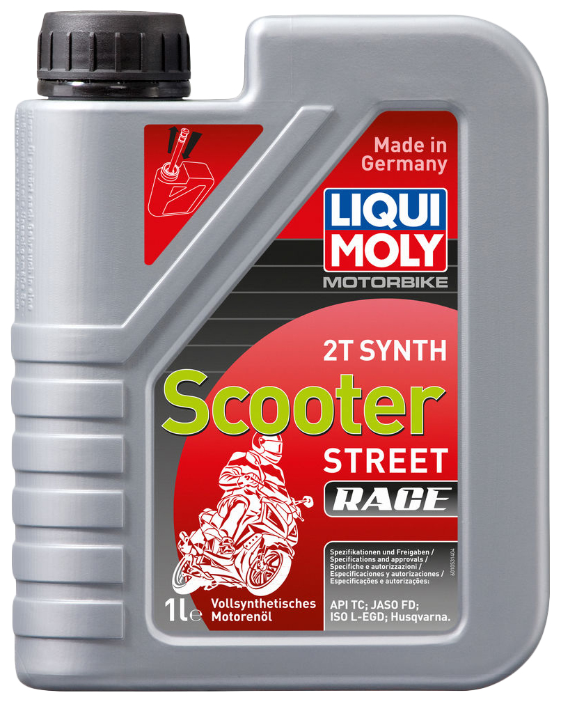 фото Синтетическое моторное масло для скутеров motorbike 2t synth scooter street race td liqui moly