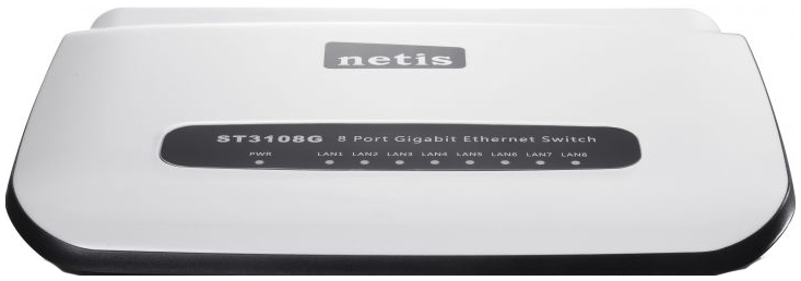

Коммутатор Netis ST3108G White, ST3108G