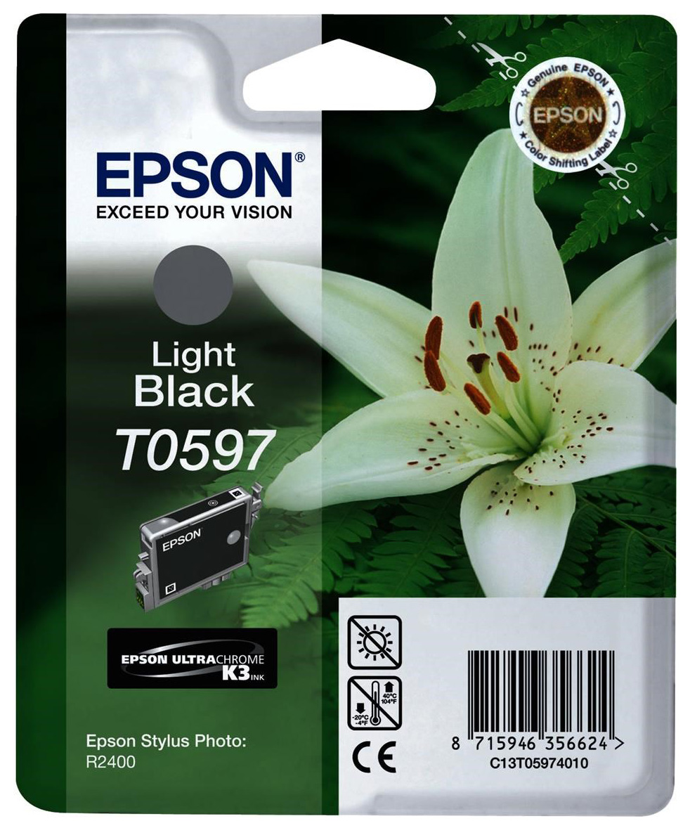 Картридж для струйного принтера Epson C13T05974010, серый, оригинал