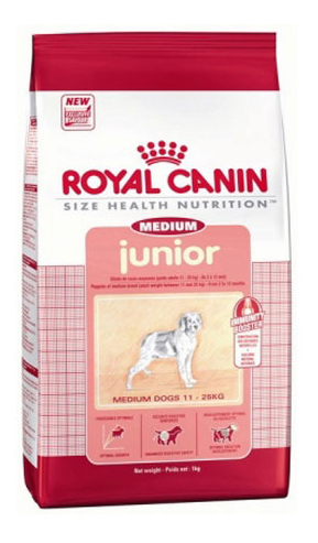 фото Сухой корм для щенков royal canin junior medium, птица, 4кг