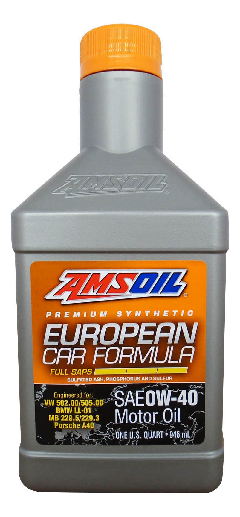 фото Моторное масло amsoil european car formula 0w-40 0,946л