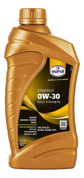 

Моторное масло eurol Synergy 0W-30 1л, Synergy 0W-30 1л