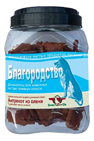 

Лакомство для собак Green Qzin Благородство, сушеное мясо оленя, 750г, Благородство, сушеное мясо оленя, 750г