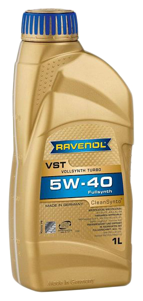 фото Моторное масло ravenol vst 5w40 1 л