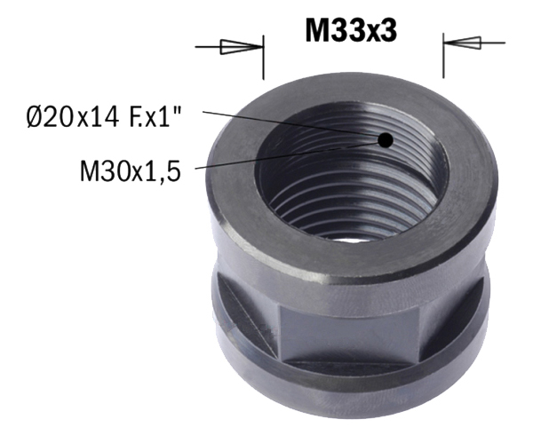 

Гайка для патронов высокоточных M30x1.5 RH CMT 993.030.01, m30x1.5 RH 993.030.01
