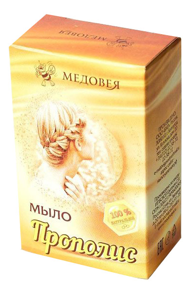 Косметическое мыло МЕДОВЕЯ Прополис 80 г
