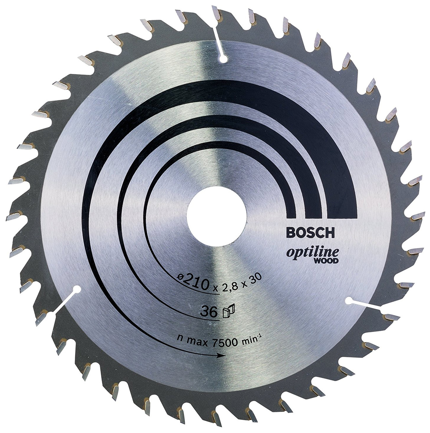 Пильный диск по дереву Bosch STD WO 210x30-36T 2608640622 пильный диск для настольных циркулярных пил bosch