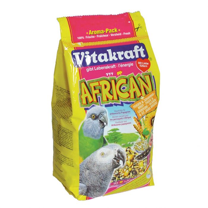 

Основной корм Vitakraft African для крупных попугаев 750 г, African