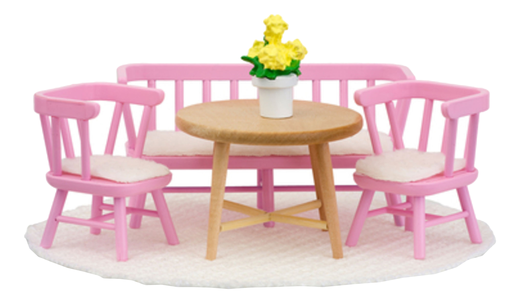 Смоланд Обеденный уголок розовый LB_60207900 для домиков Lundby lundby кукольная мебель смоланд обеденный уголок