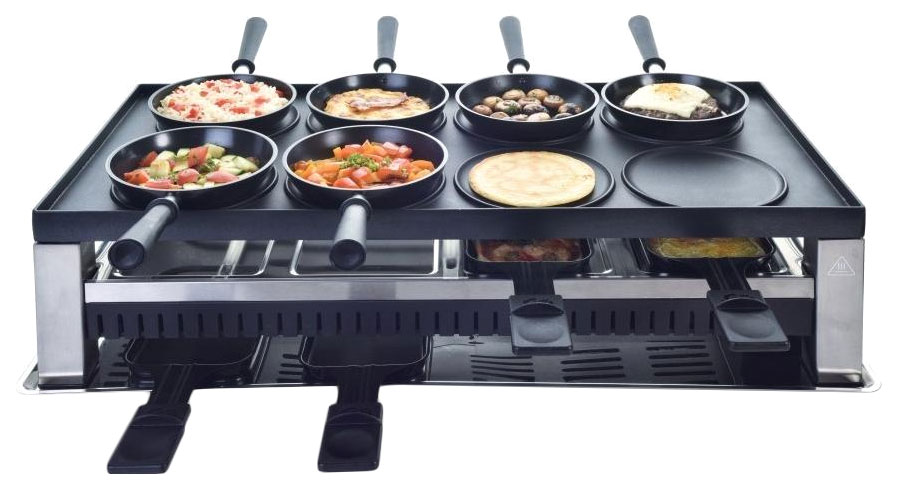 фото Раклетница solis table grill 5 in 1 silver