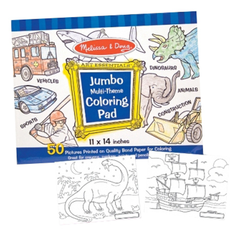 

Раскраска Голубая Melissa and Doug 4226, Голубая