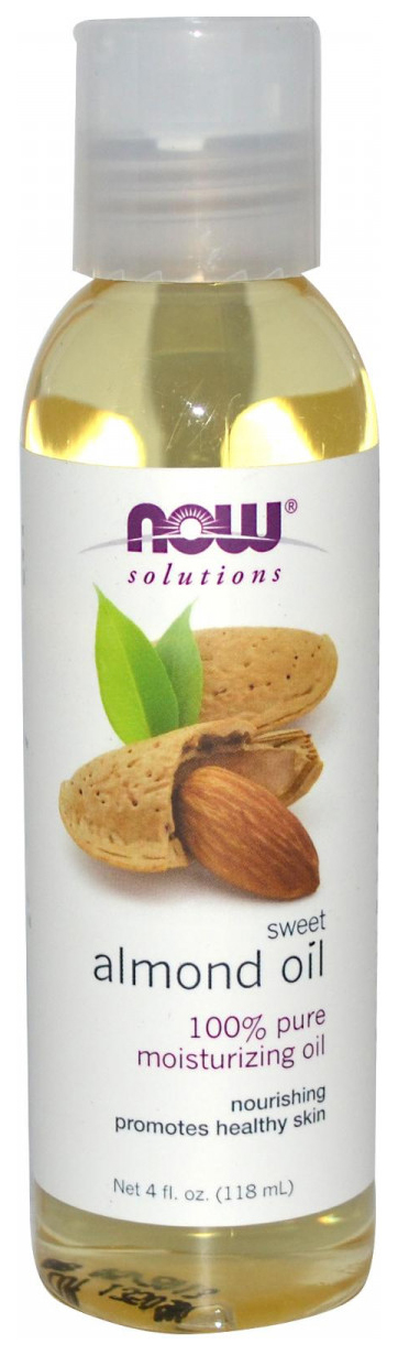 Масло для тела Now Foods Solutions Sweet Almond Oil 118 мл now foods жидкий хлорофилл 90 порций 473 мл