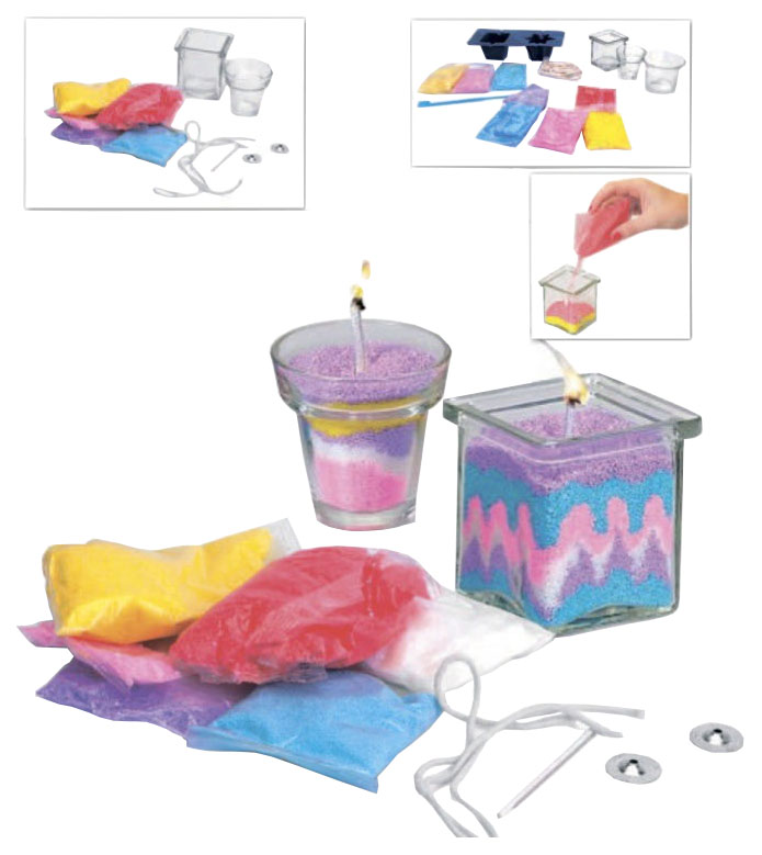 Поделка BRADEX модель для изготовления 2х видов свечей Art and craft kit Candle DIY поделка origami модерн