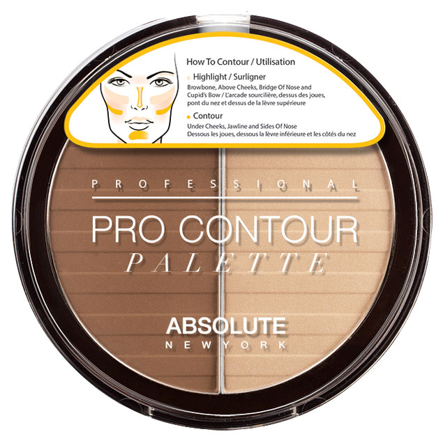 фото Корректор для лица absolute new york pro contour palette 01 light