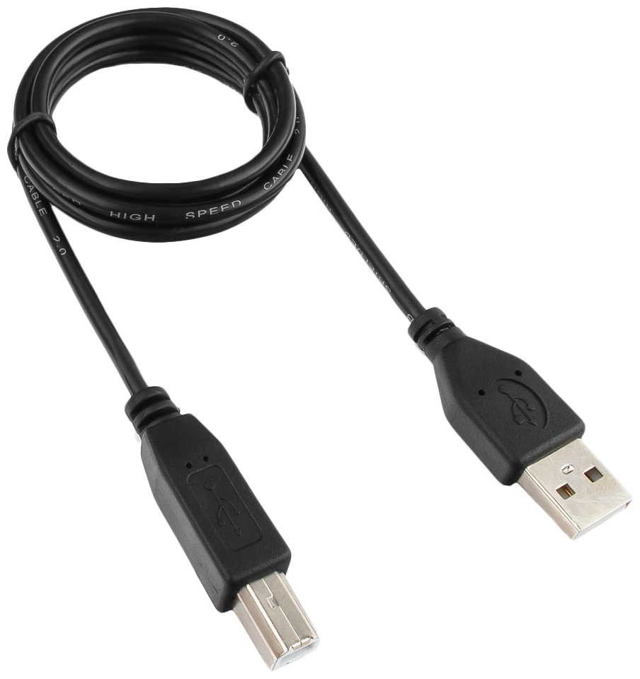 фото Кабель гарнизон usb a-usb b, m-m 1м black (gcc-usb2-ambm-1m)