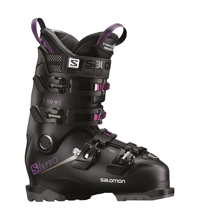 фото Горнолыжные ботинки salomon x pro 100 w 2019, black/purple, 27.5