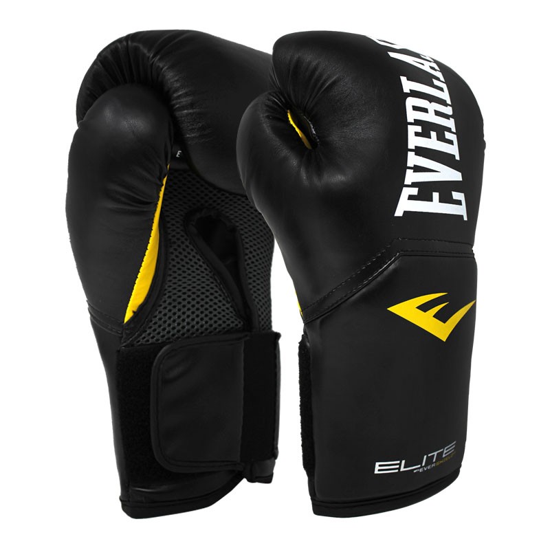 фото Боксерские перчатки everlast elite prostyle черные 16 унций