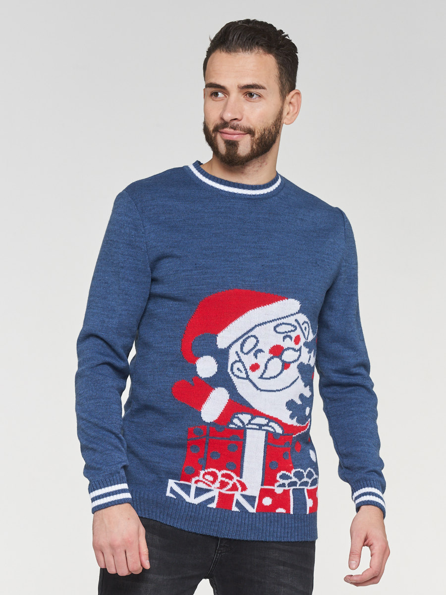 

Джемпер мужской BY192-15001 BE YOU синий 46 RU, BY192-15001