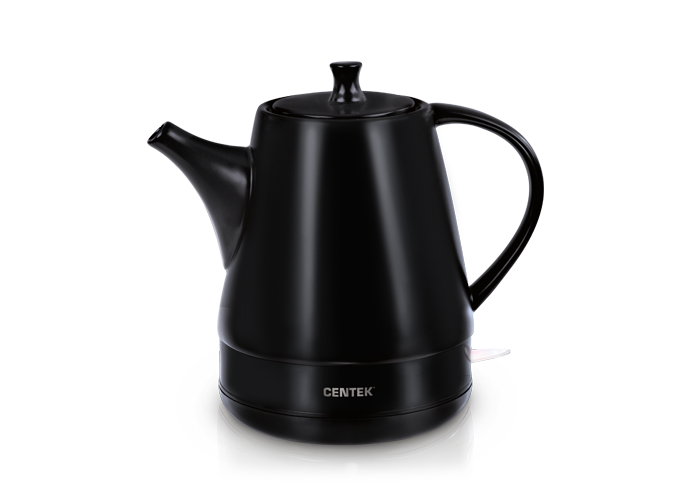 Чайник электрический Centek CT-0063 1.2 л черный термопот centek ct 0085