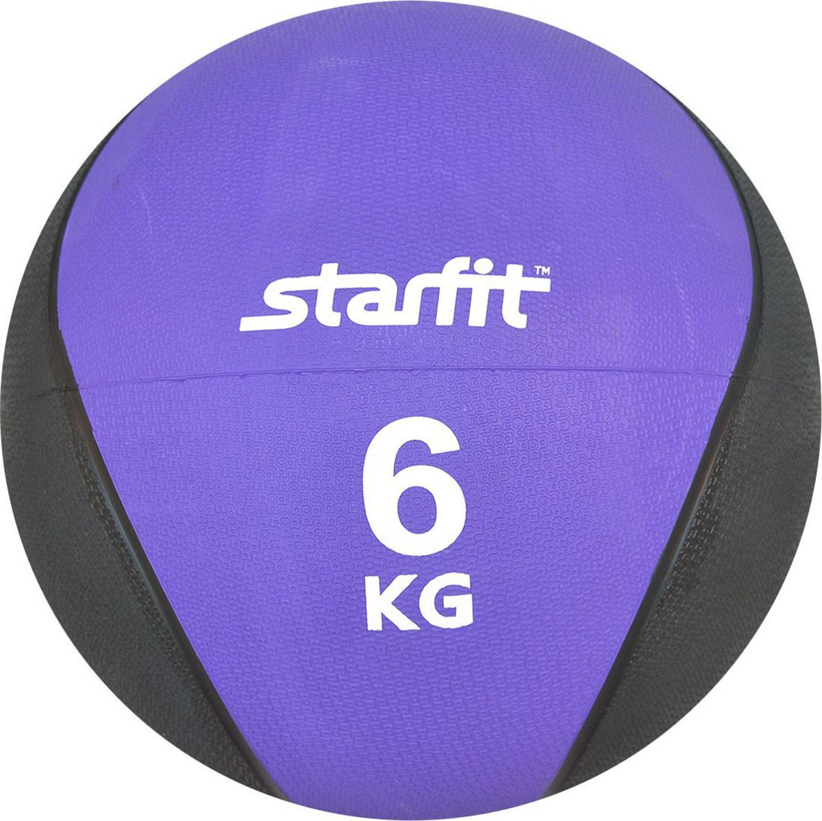 Медицинбол StarFit Pro GB-702 6 кг фиолетовый/черный