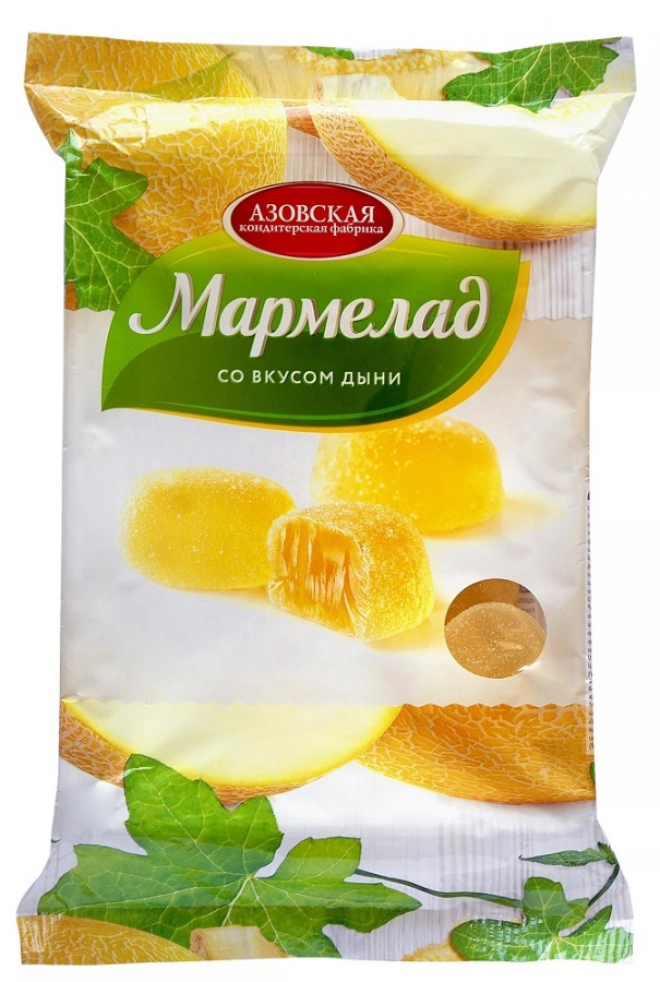 Мармелад Азовская КФ желейный со вкусом дыни 300г