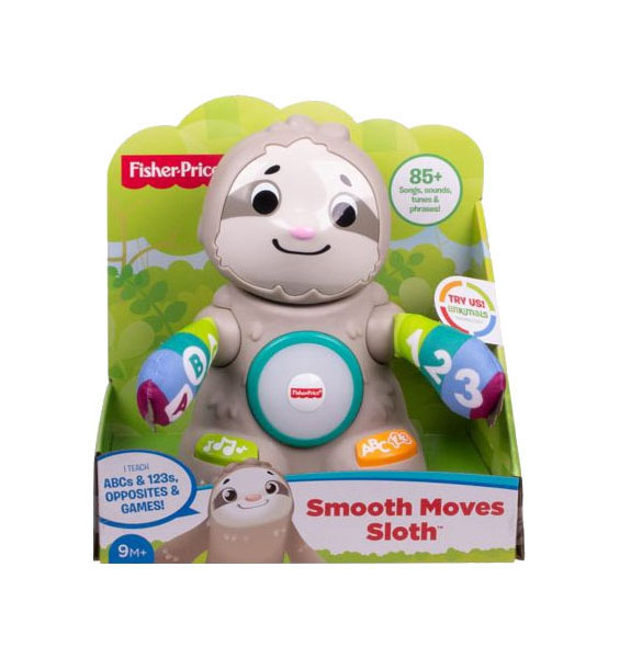 фото Интерактивная игрушка fisher-price linkimals smooth moves sloth fyk61