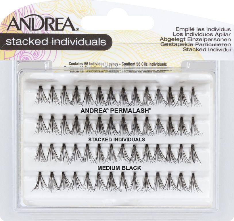 

Безузелковые пучки Andrea Perma Lash Naturals Medium Black