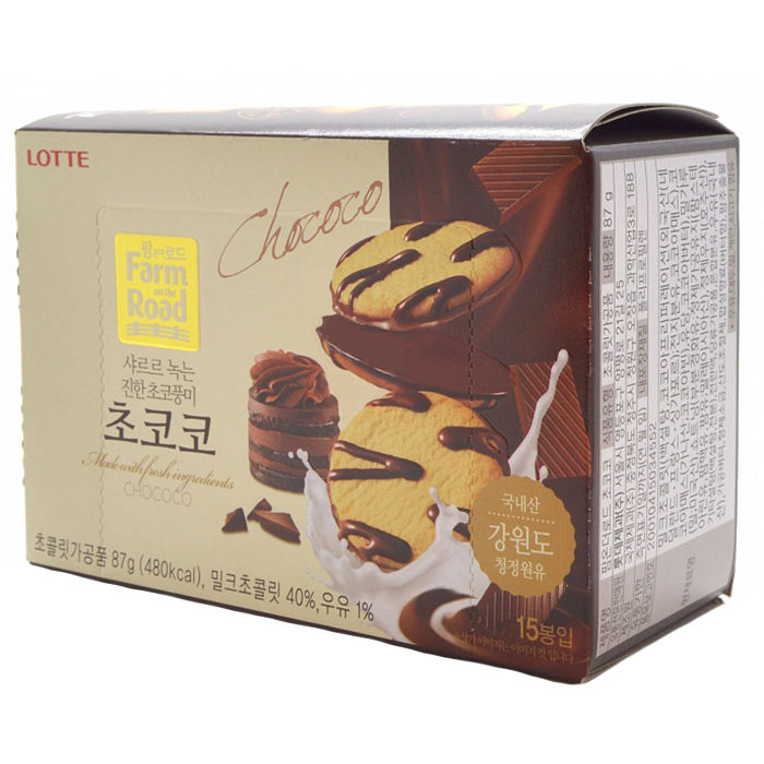 

Печенье Farm on the road chococo 87 г