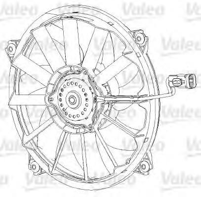 Вентилятор радиатора Valeo 696091