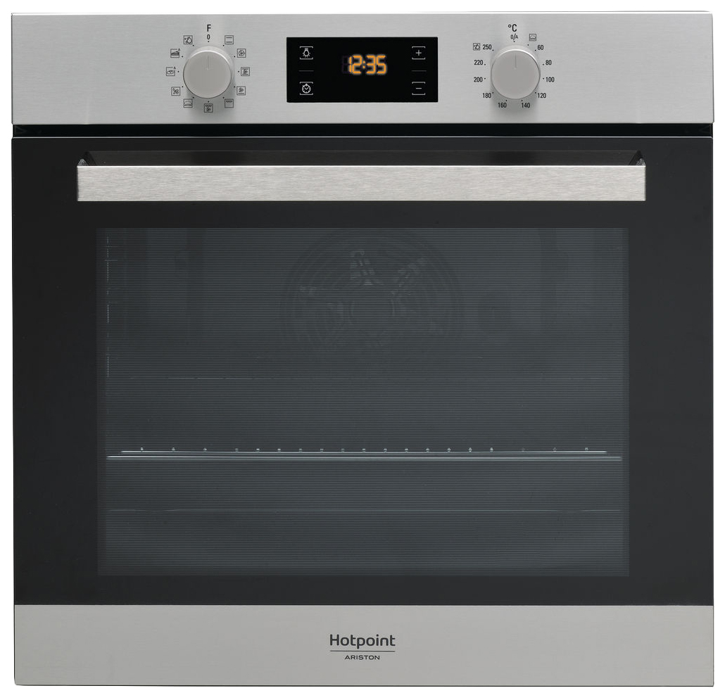 Встраиваемый электрический духовой шкаф Hotpoint-Ariston FA3 841 H IX HA Silver/Black встраиваемый электрический духовой шкаф hotpoint ariston fa5s 841 j ix ha silver