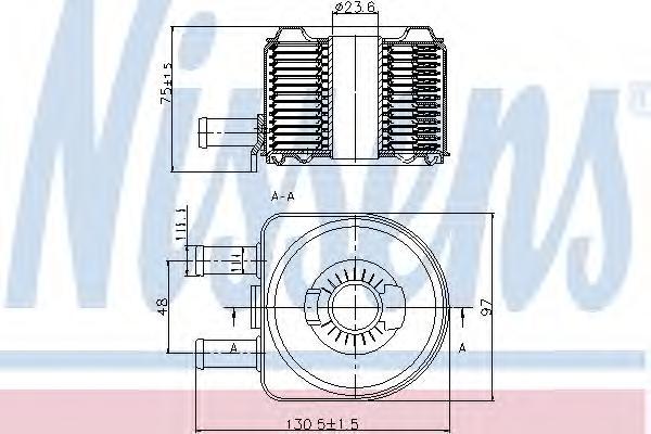 Радиатор Nissens 90603