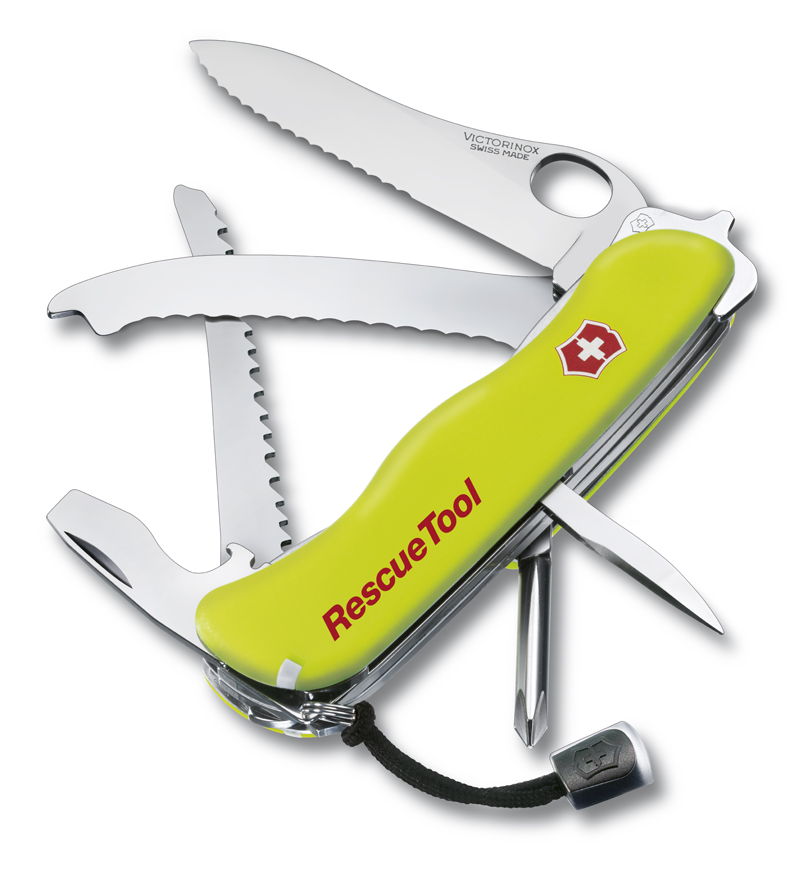 Мультитул Victorinox Rescue, желтый, 14 опций