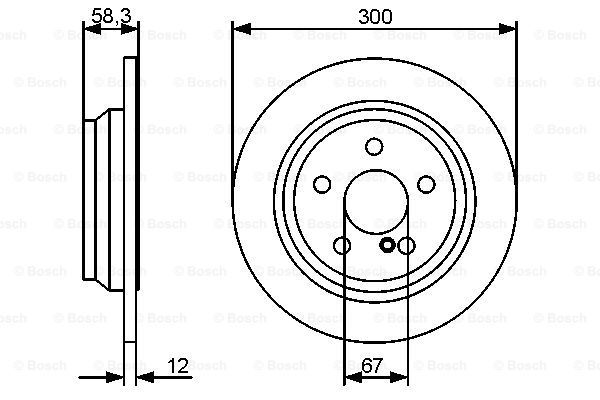 фото Тормозной диск bosch 0986479414