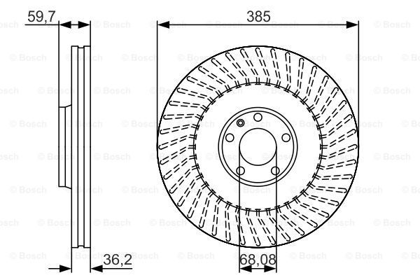 фото Тормозной диск bosch 0986479a31