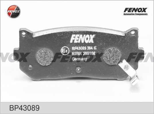 

Комплект тормозных колодк FENOX BP43089